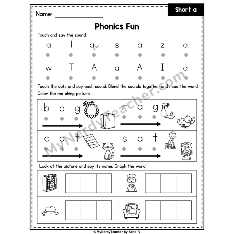 Short A CVC Phonics Intervention — Editable PowerPoint Intervention