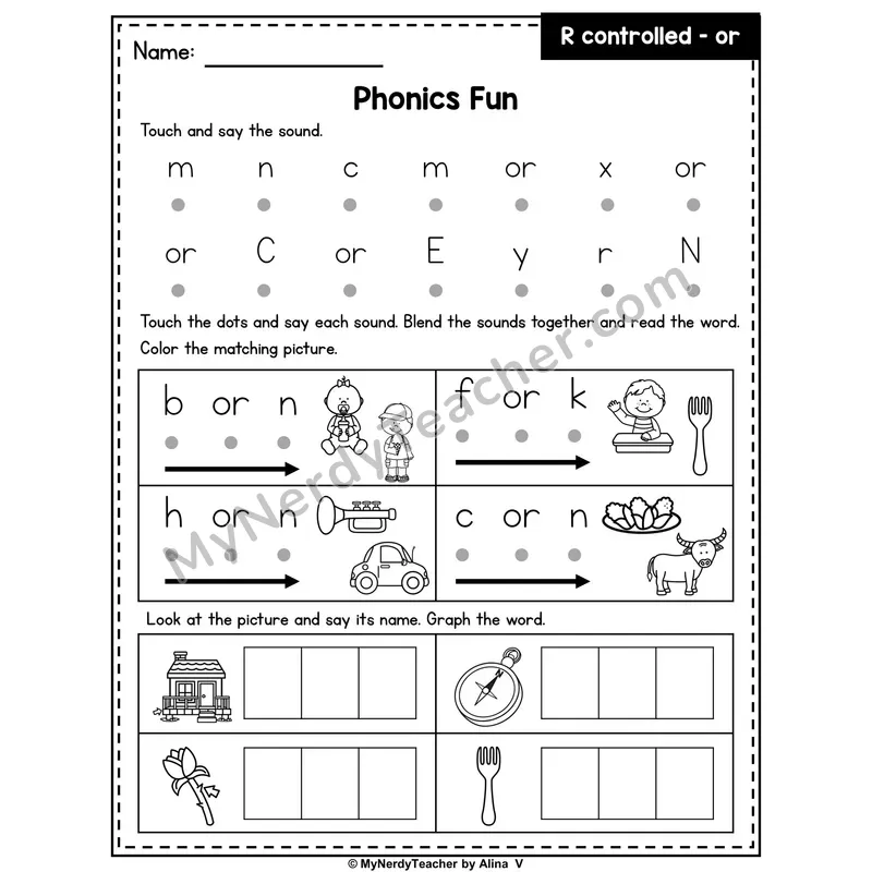 R-Controlled or Phonics Intervention — Editable PowerPoint Intervention