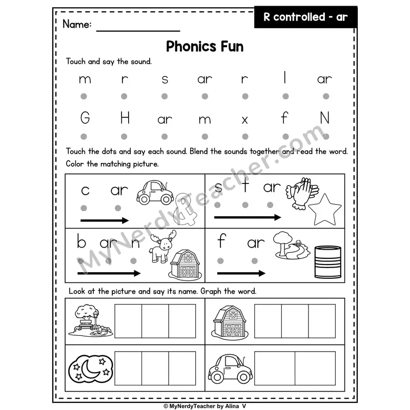 R-Controlled ar Phonics Intervention — Editable PowerPoint Intervention