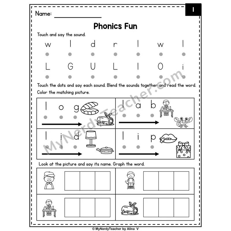 Letter L Phonics Intervention — Editable PowerPoint Intervention