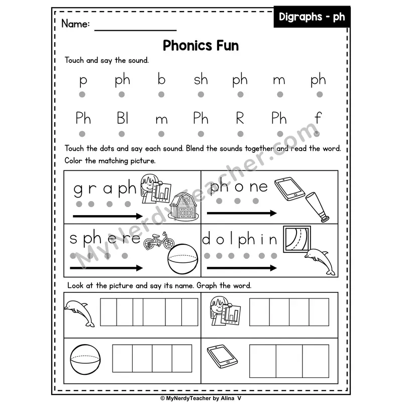 Digraph ph Phonics Intervention — Editable PowerPoint Intervention