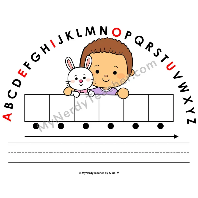 Alphabet Arc Mat — Easter Letter Recognition & Word Building