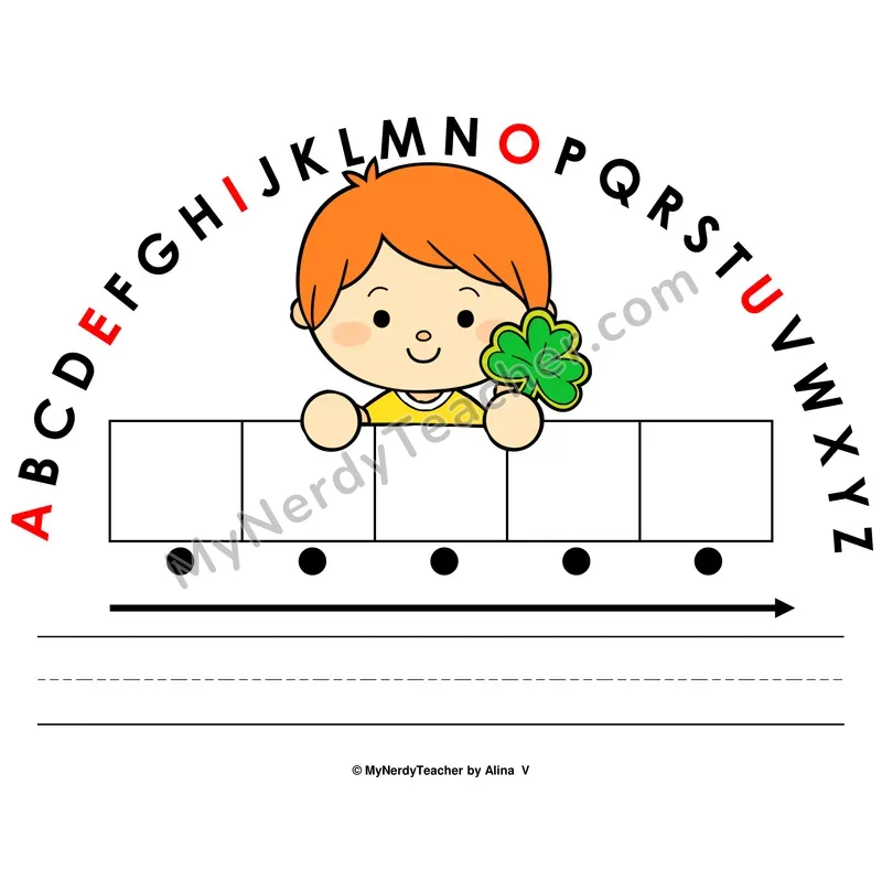 Alphabet Arc Mat — St. Patrick's Day Letter Recognition & Word Building