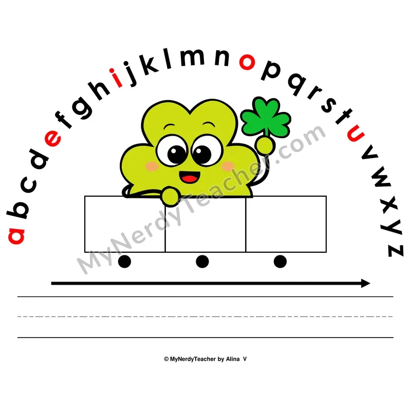 Alphabet Arc Mat — St. Patrick's Day Letter Recognition & Word Building
