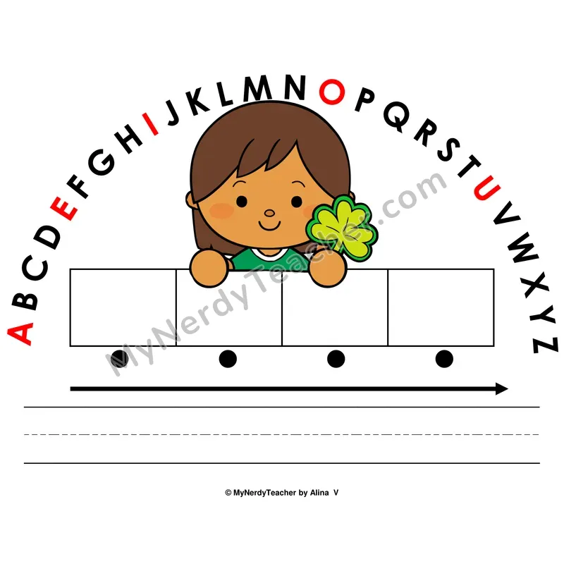 Alphabet Arc Mat — St. Patrick's Day Letter Recognition & Word Building
