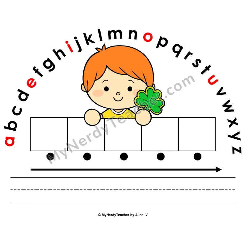 Alphabet Arc Mat — St. Patrick's Day Letter Recognition & Word Building