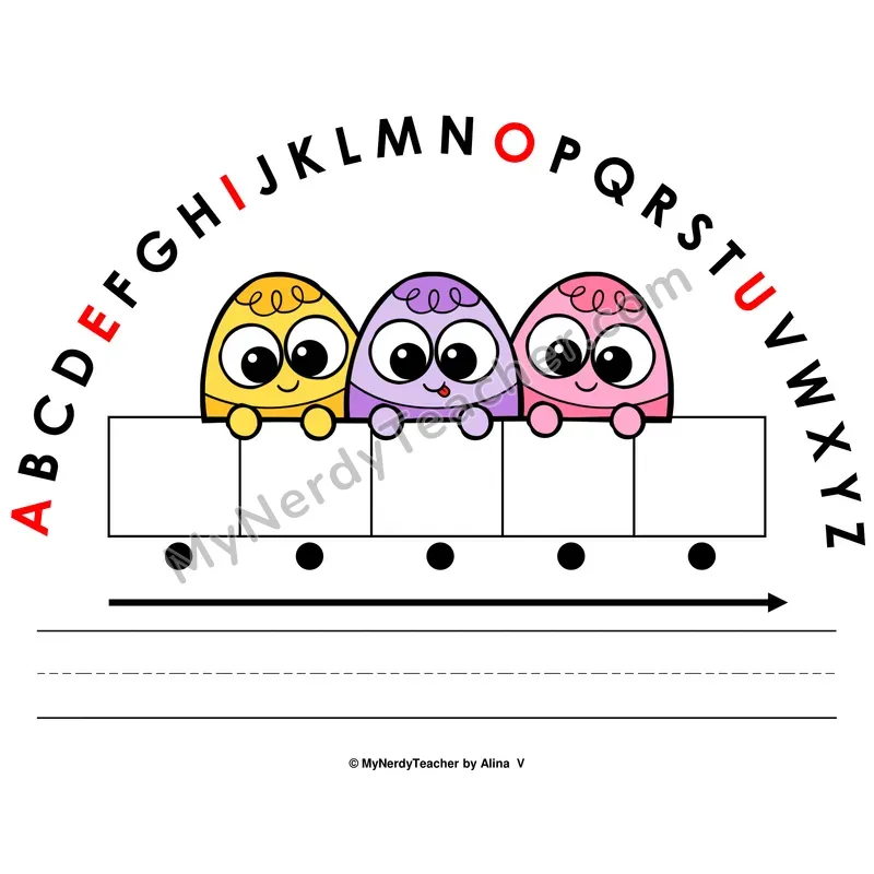 Alphabet Arc Mat — Easter Letter Recognition & Word Building