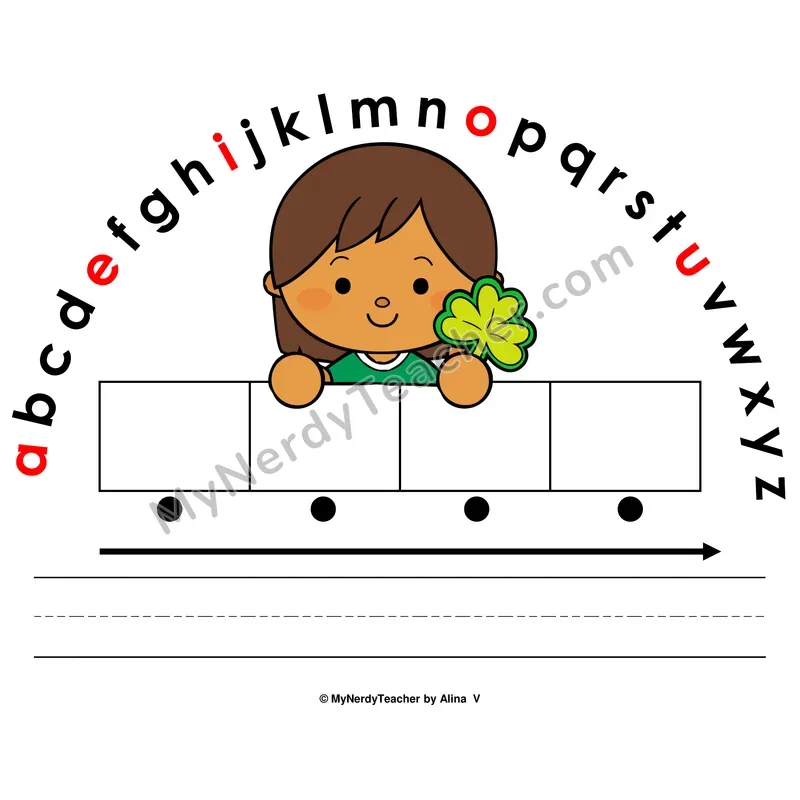 Alphabet Arc Mat — St. Patrick's Day Letter Recognition & Word Building