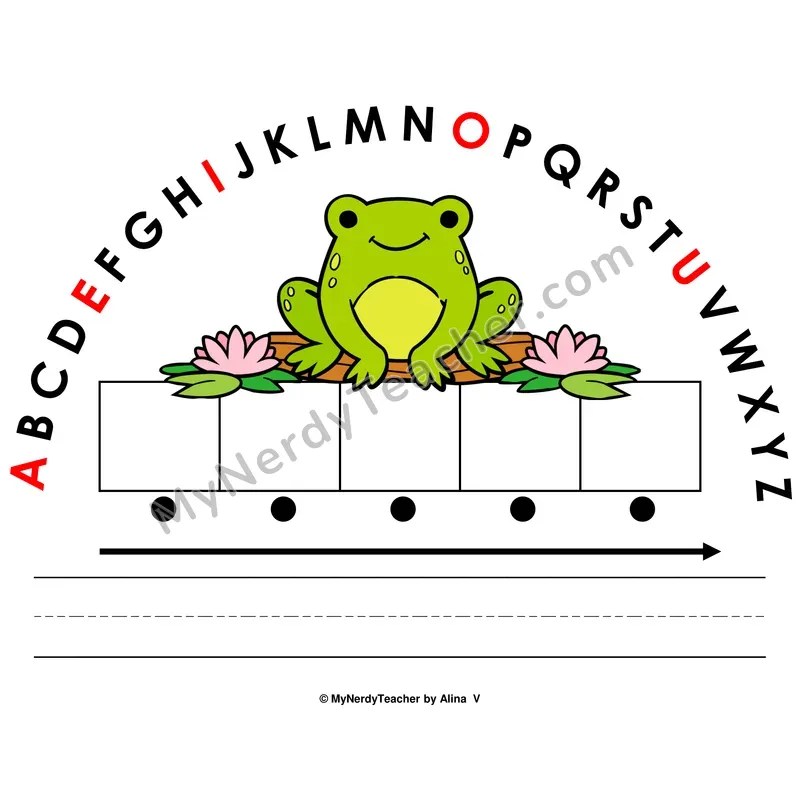 Alphabet Arc Mat — Pond Letter Recognition & Word Building