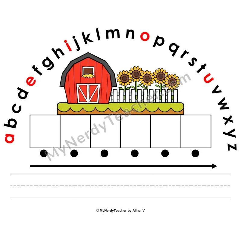 Alphabet Arc Mat — Farm Letter Recognition & Word Building