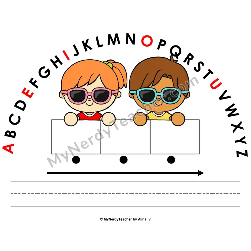 Alphabet Arc Mat — Summer Letter Recognition & Word Building