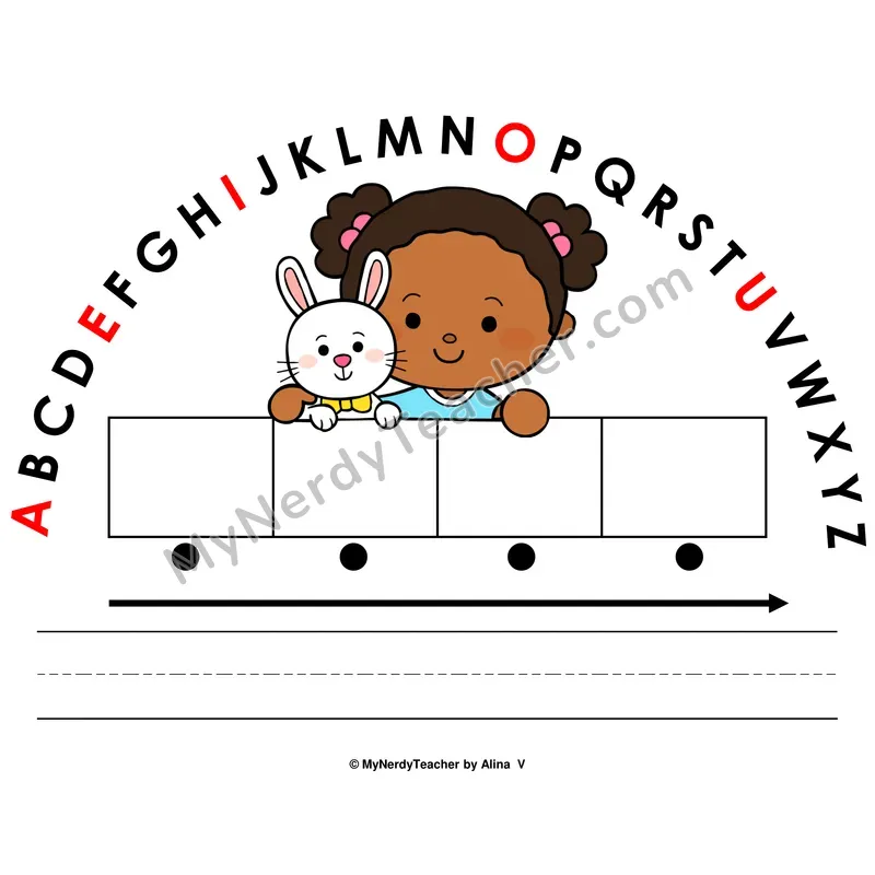 Alphabet Arc Mat — Easter Letter Recognition & Word Building
