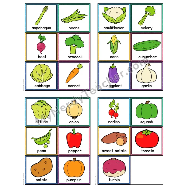 Write the Room — Vegetables