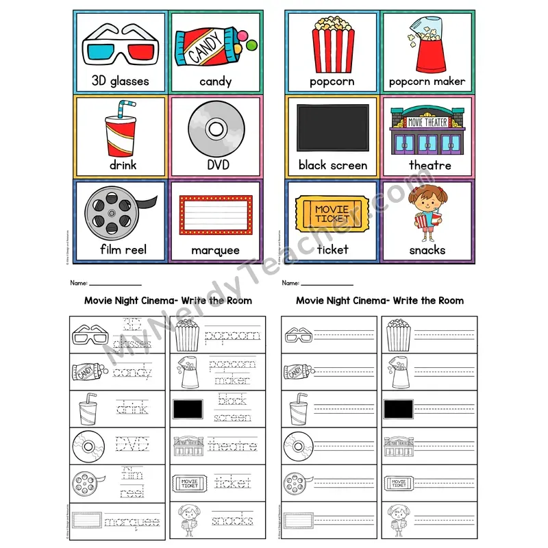 Write the Room — Movie Night Cinema