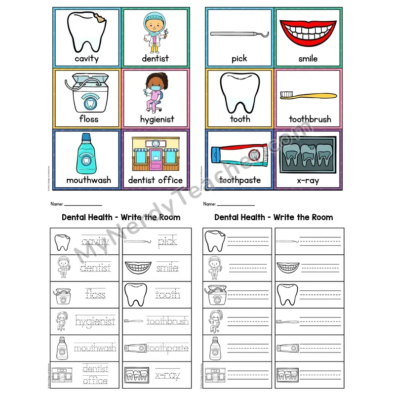 Write the Room — Dental Health