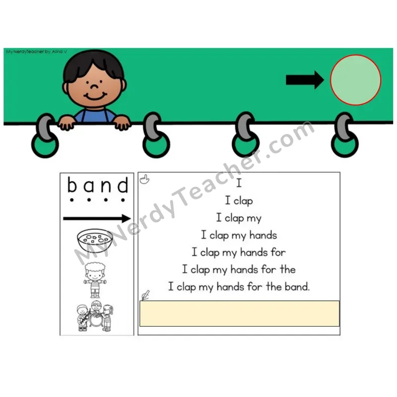 Ending Blend -nd Sentence Pyramids — Digital Activity