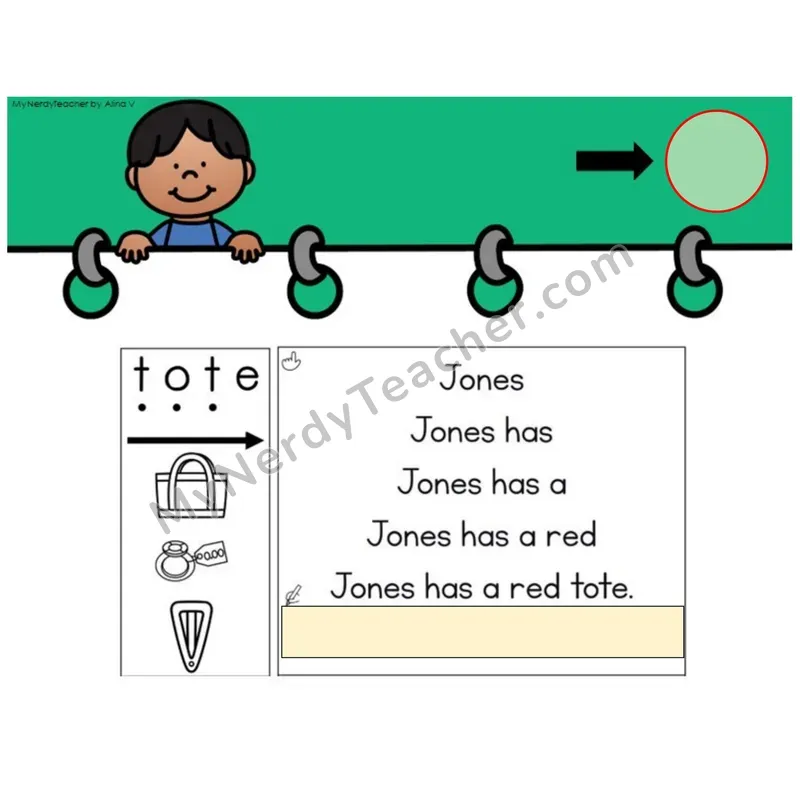 Long O Silent E (o_e) /ō/ Sentence Pyramids — Digital Activity