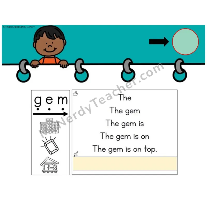 Soft G (_ge /j/) Sentence Pyramids — Digital Activity