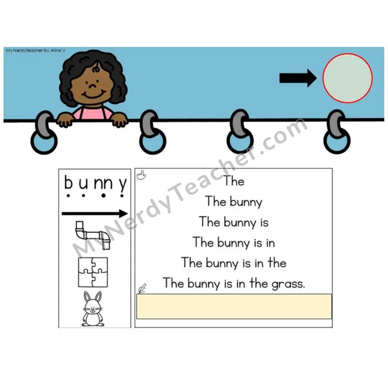 Y as Long E /ē/ Sentence Pyramids — Digital Activity