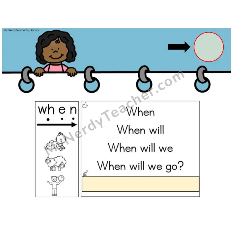 Digraph wh /w/ Sentence Pyramids — Digital Activity