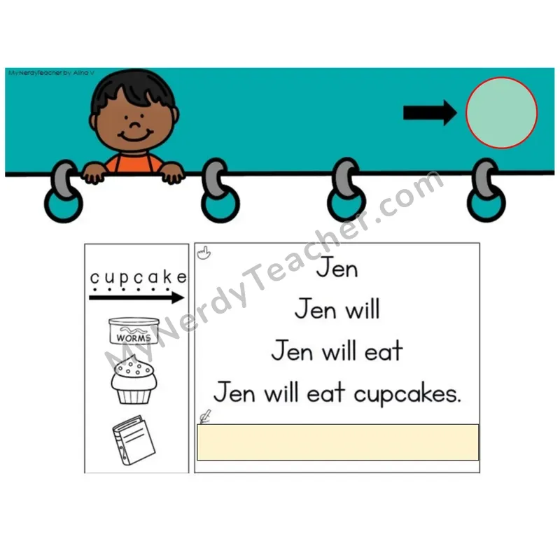 Compound Words Sentence Pyramids — Digital Activity