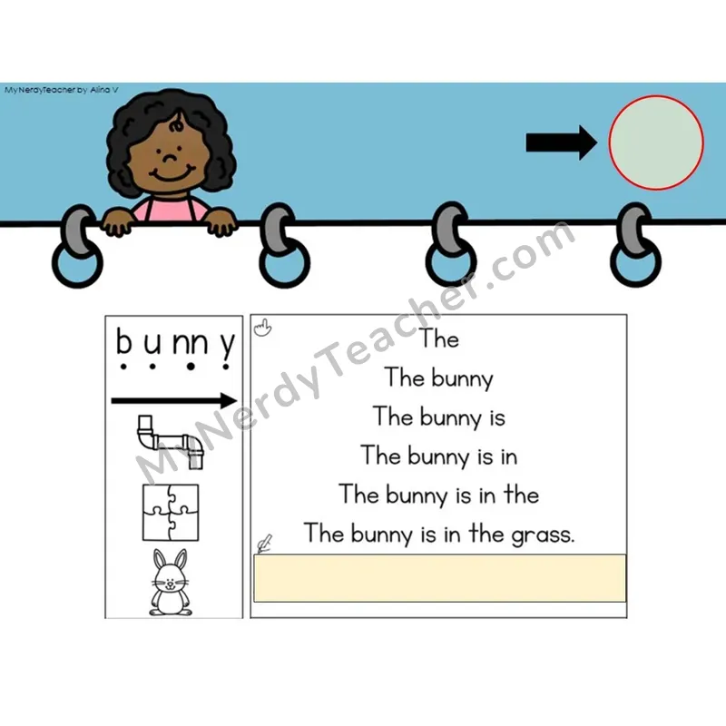 Y as Long E /ē/ Sentence Pyramids — Digital Activity