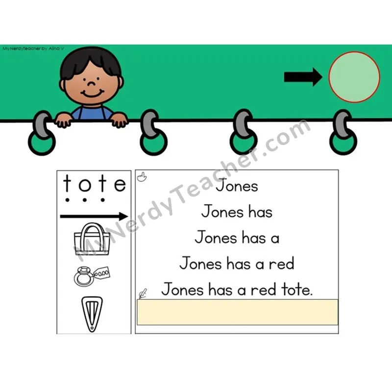 Long O Silent E (o_e) /ō/ Sentence Pyramids — Digital Activity