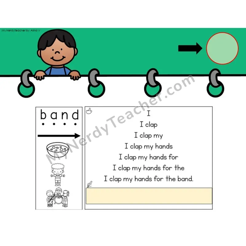 Ending Blend -nd Sentence Pyramids — Digital Activity