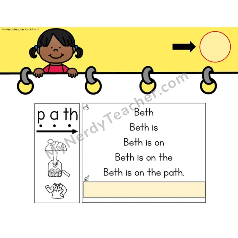 Digraph th /th/ Sentence Pyramids — Digital Activity