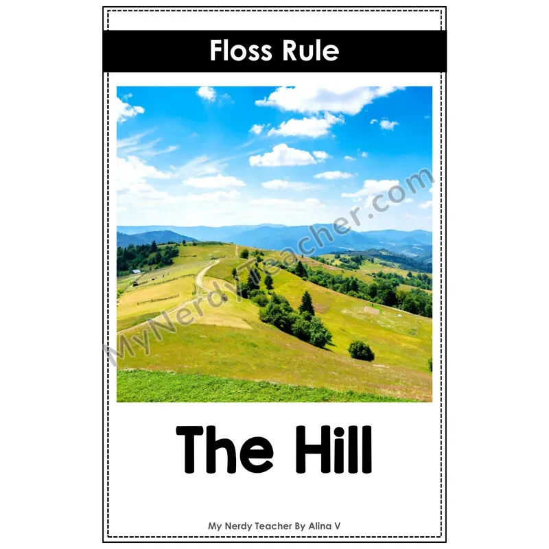 Nonfiction Decodable Reader — Floss Rule (The Hill)