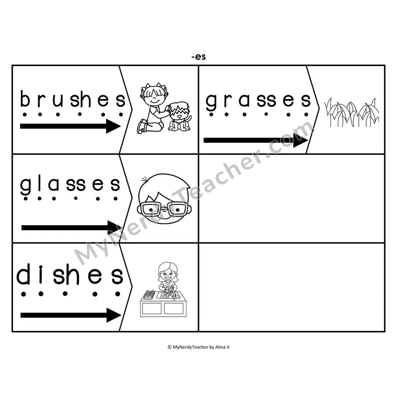 Soft G _ge Blending & Segmenting Cards (B&W)