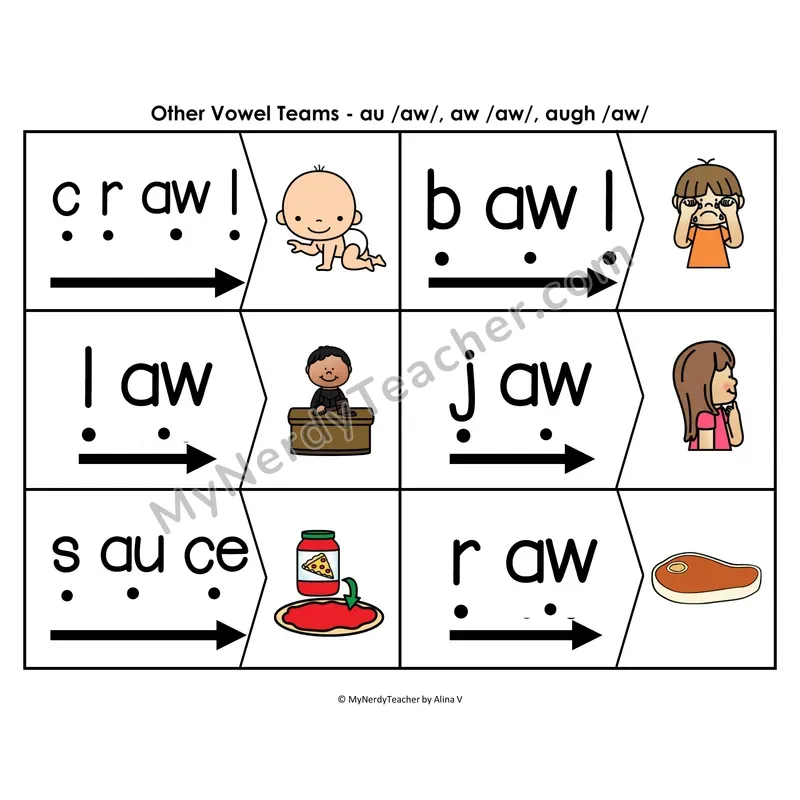 oo (long) Blending & Segmenting Cards (Color)