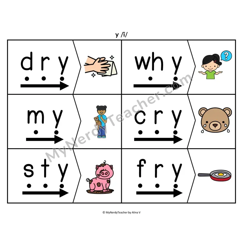 Long VCC Blending & Segmenting Cards (Color)