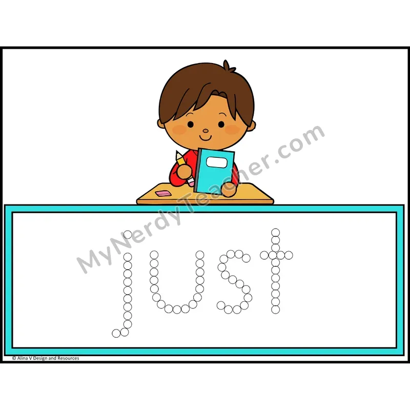 Q-Tip Painting Sight Words — 1st Grade - just