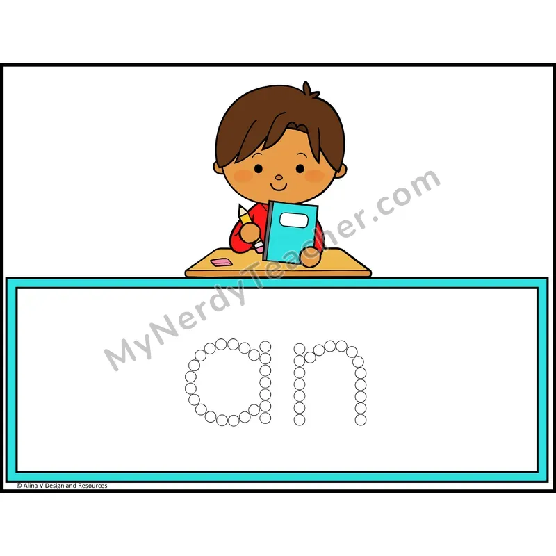 Q-Tip Painting Sight Words — 1st Grade - an