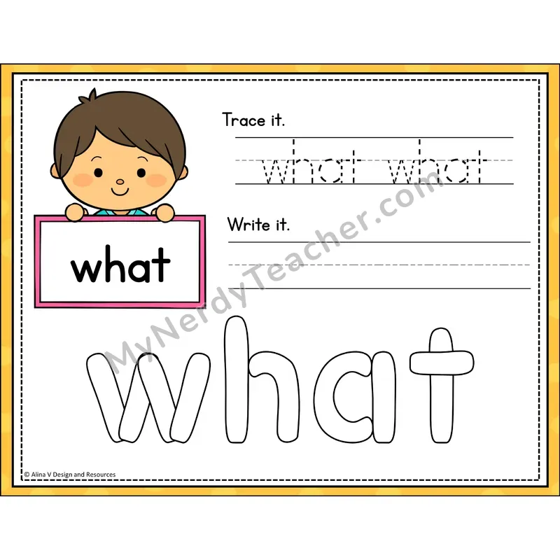 Sight Word Playdough Mats — Kindergarten - what