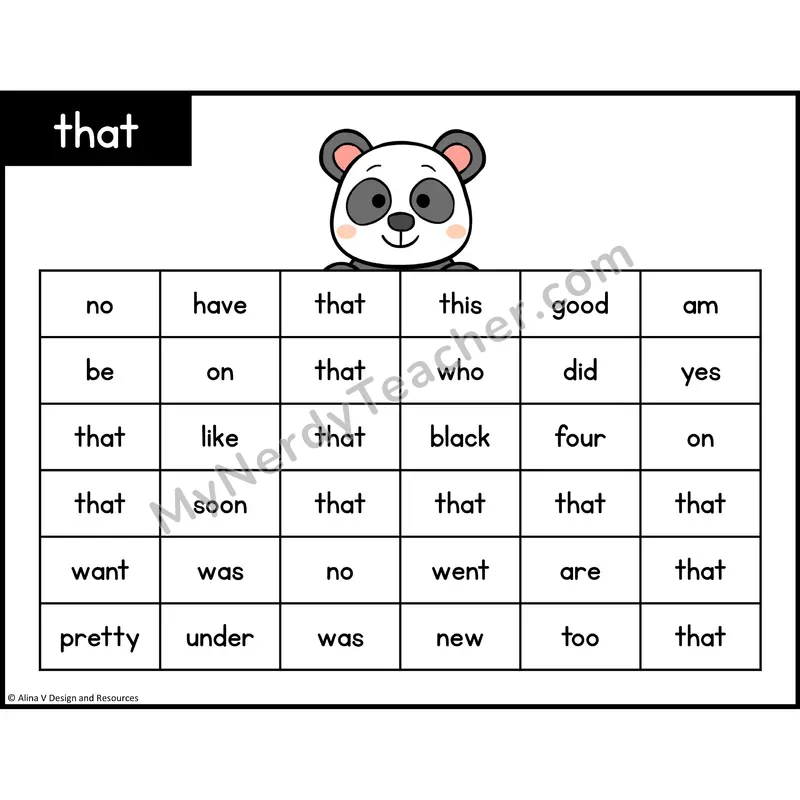Sight Word Maze — Kindergarten - that