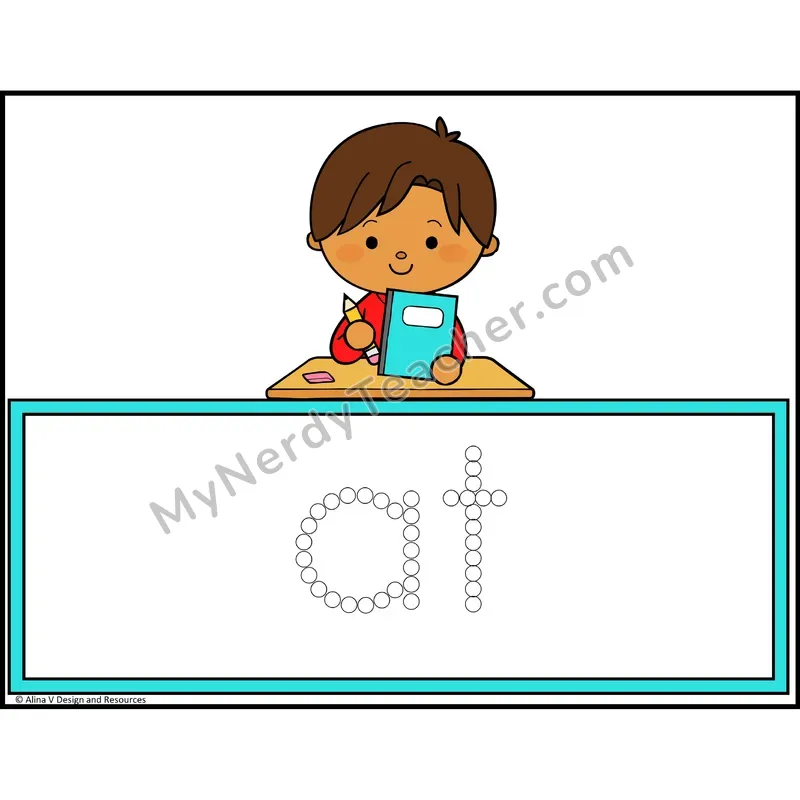 Q-Tip Painting Sight Words — Kindergarten - at