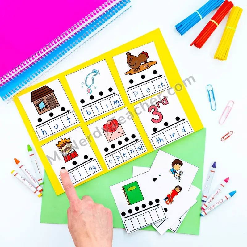 Say It, Map It, Graph It — Sound Mapping Worksheets (Color Printable)