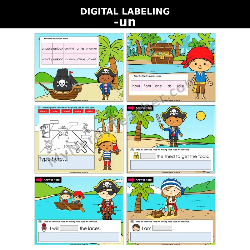 Prefix un- Digital Label & Write Activity