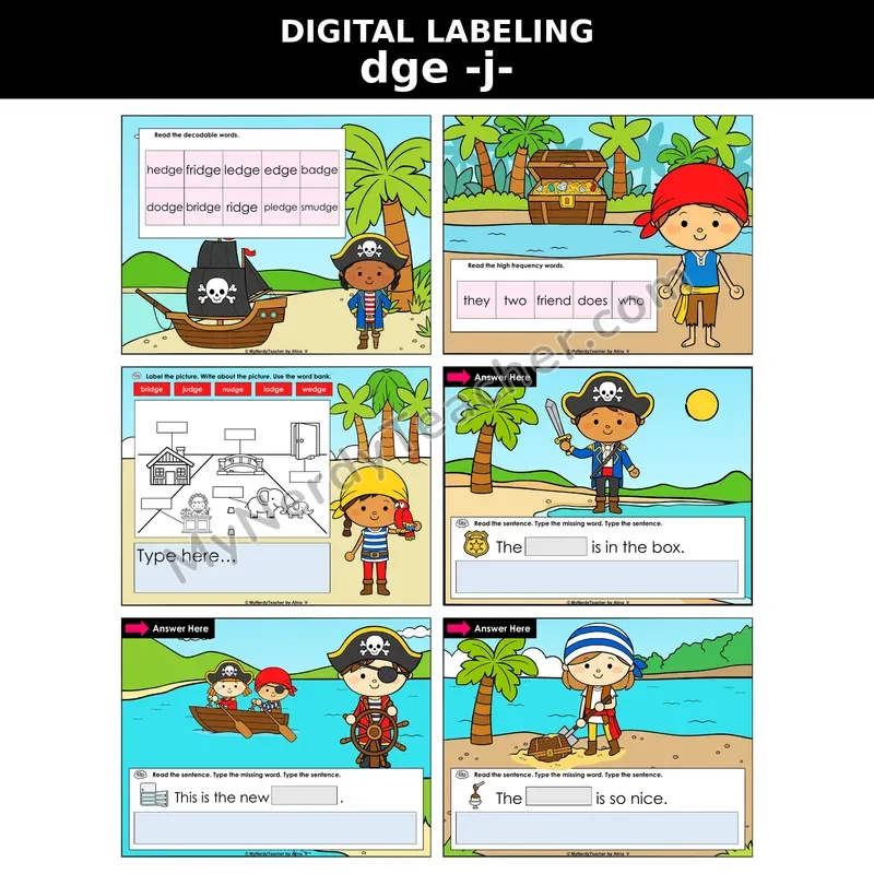dge Trigraph Digital Label & Write Activity