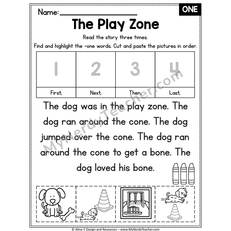 Long O VCe (o_e) Decodable Reader — The Play Zone (ONE)
