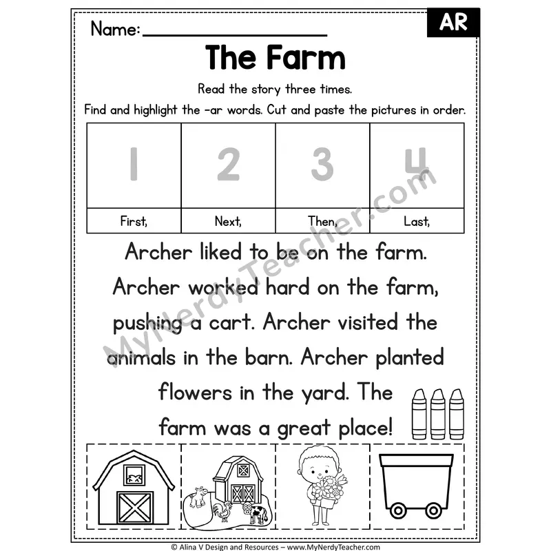 AR r-controlled Decodable Reader — The Farm