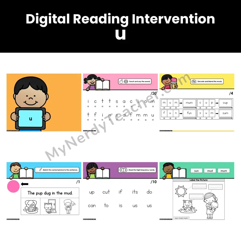 Digital Phonics Intervention — u (Preview)