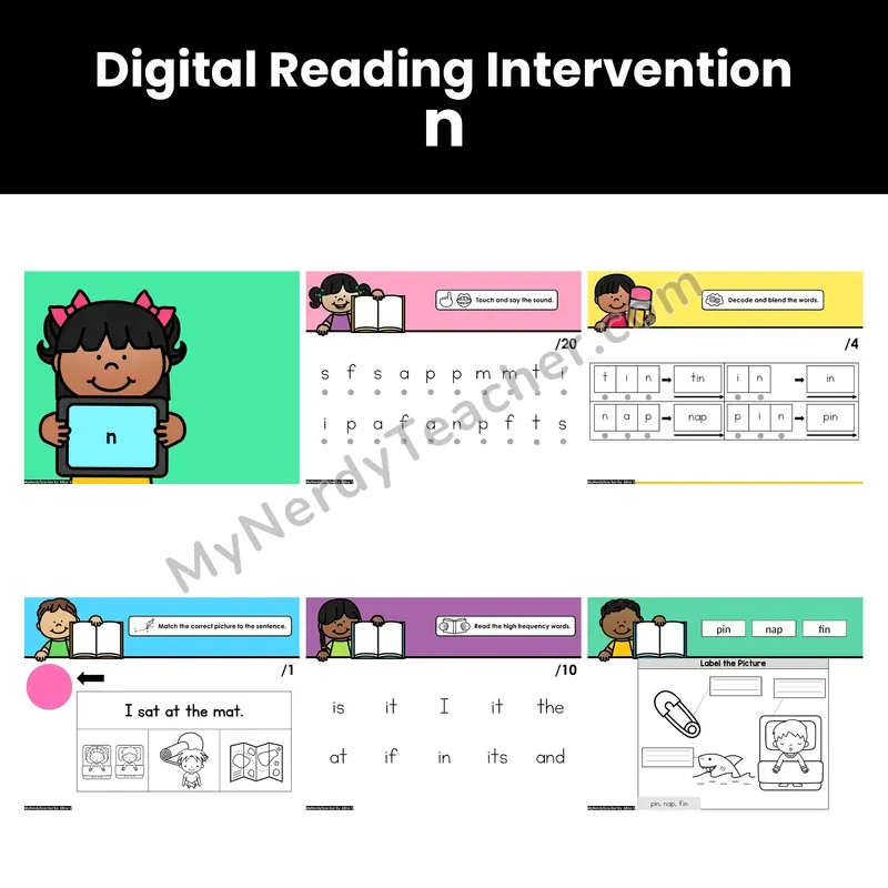 Digital Phonics Intervention — n (Preview)