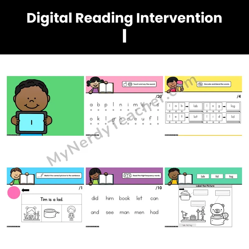 Digital Phonics Intervention — l (PDF)