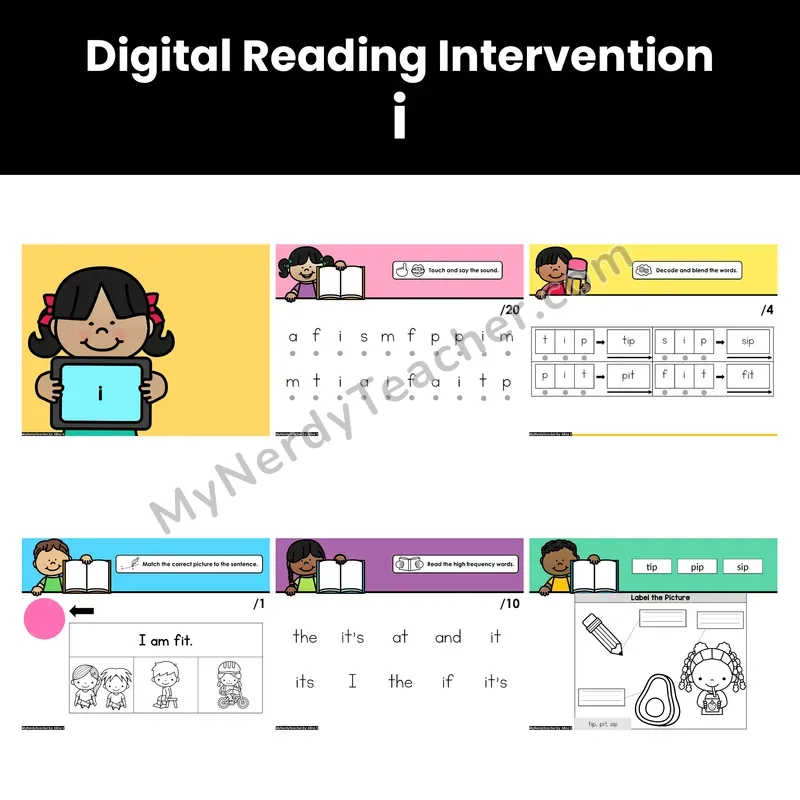 Digital Phonics Intervention — i (PDF)