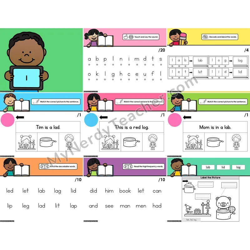 Digital Beginning Sounds Intervention PowerPoint — l (Preview)