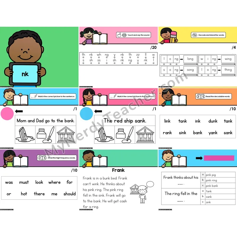 Digital Phonics Intervention PowerPoint — Nk (Preview)