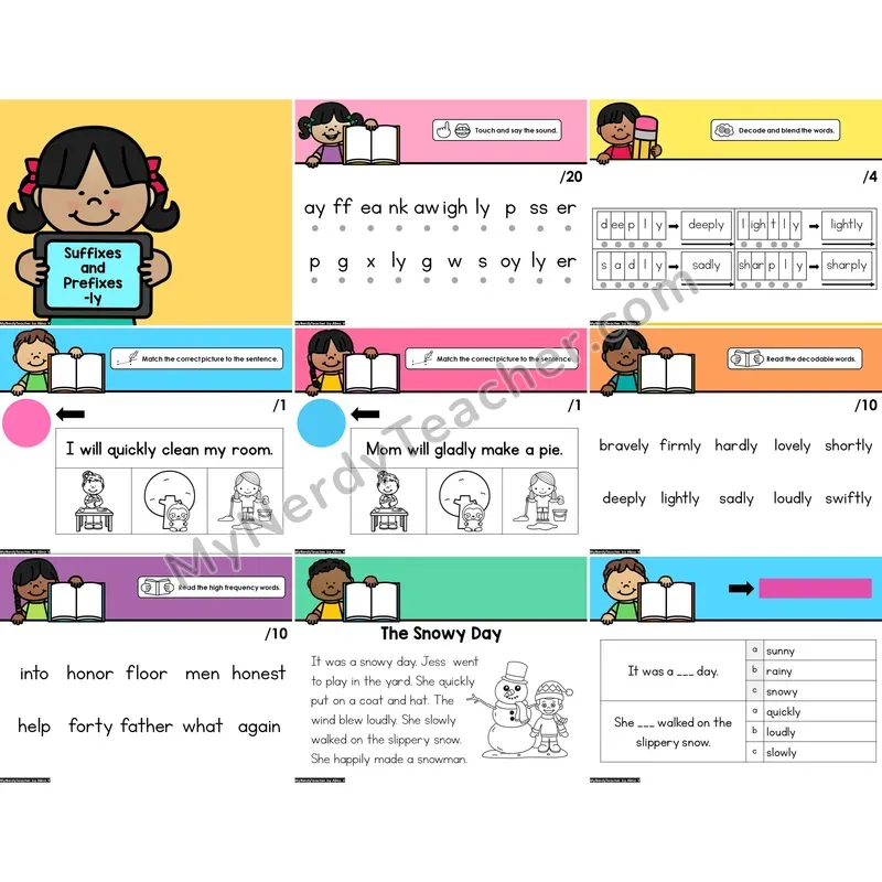 Digital Phonics Intervention PowerPoint — -ly (PowerPoint)